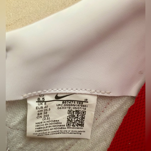 Wmns 8.5 Classic Cortez Leather OG ‘White Red’ - Picture 7 of 9